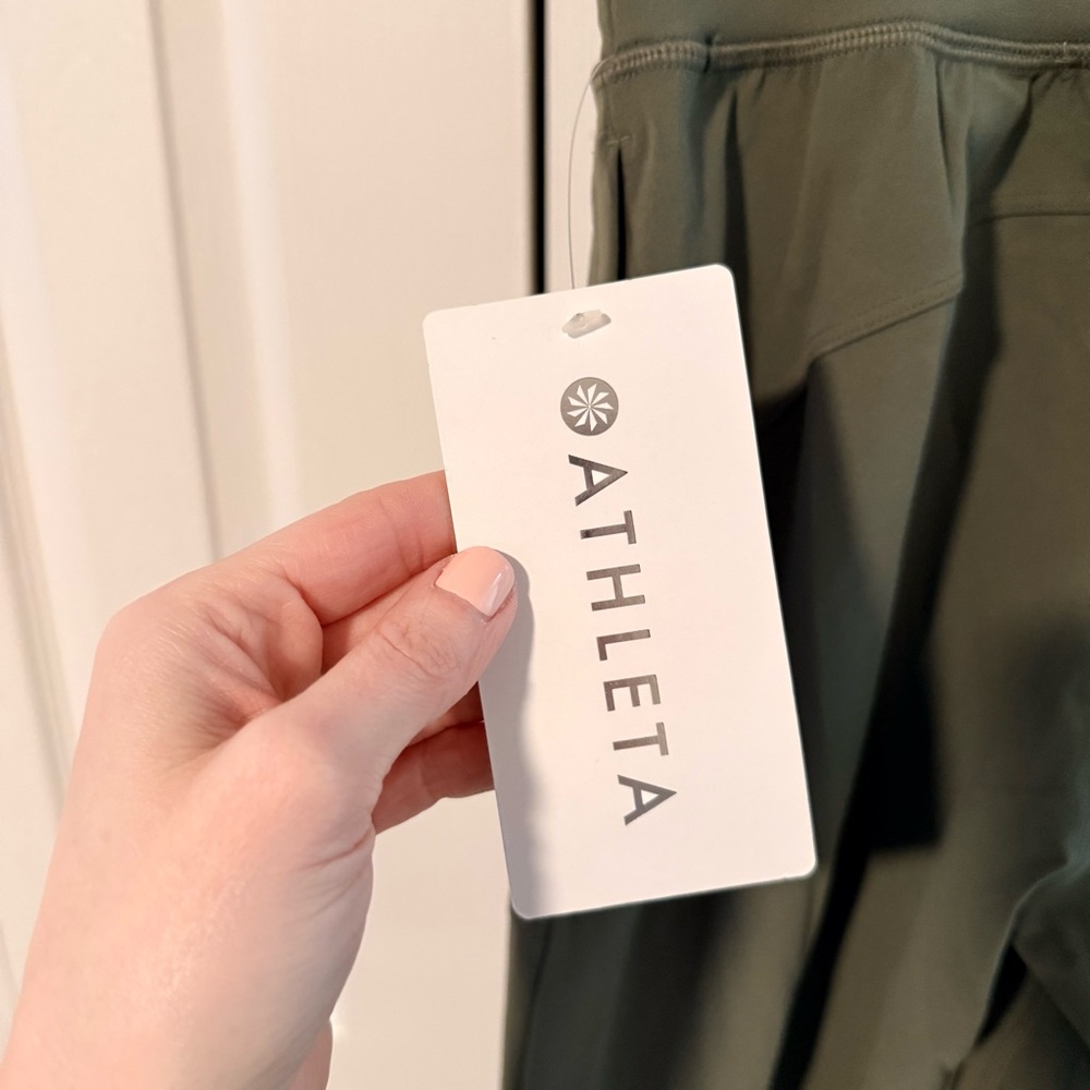 Athleta Olive Green Salutation High Rise Jogger - Picture 5 of 6